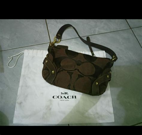 tas coach coklat